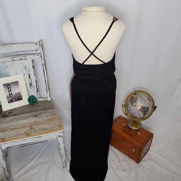 Black/Tan Mossimo Maxi Dress - Sz Small (NWOT) - Picture 7 of 16